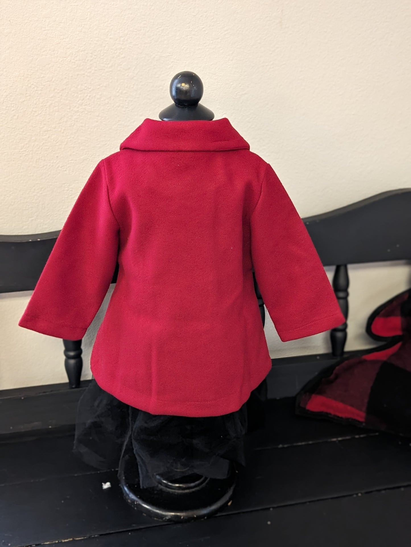 girls red coat